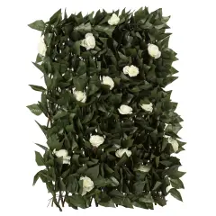 Smart Garden White Bloom Leaf Trellis Green