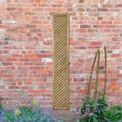 Forest Garden Wisley Lattice - 180 X 30cm Brown