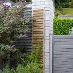 Forest Garden Slatted Trellis 180 X 30cm Brown