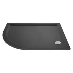 Hudson Reed Offset Quadrant Shower Tray L Hand 120x90cm Grey