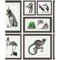 Holden Decor Mad Dogs Multi Wallpaper 10m X 53cm Multi