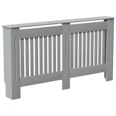 Vida Designs Chelsea Large Radiator Cover - Grey Grey