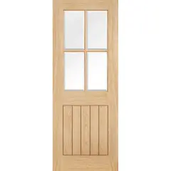 Lpd Doors Belize 4l Unfinished Oak Doors 838 X 1981 Brown