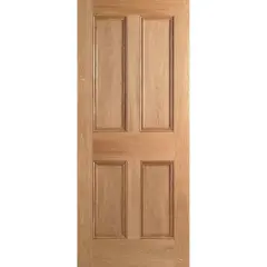 Lpd Doors 4p Unfinished Oak Doors 686 X 1981 Fd 30 Brown