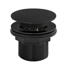 B C Designs Bc Designs Push Down Bath Waste 60mm 40 Unslotted 41 Black Silk