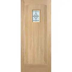 Lpd Doors Cottage 1l Unfinished Oak Doors 864 X 2083 Brown