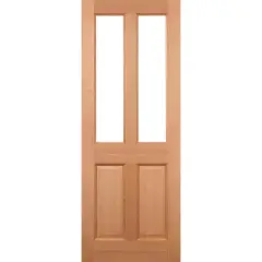 Lpd Doors Malton 2l Glazed External Hardwood Doors 813 X 2032 Brown