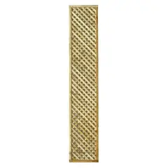 Zest Privacy Diamond Trellis - 1ft- 1 83m X 0 305m 3pk Brown