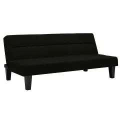 Dorel Kebo Futon Black Velvet Black