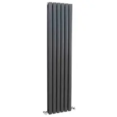 Nuie Revive Double Panel Radiator 1500 X 354mm Anthracite Grey