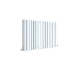 Nuie Revive Horizontal Double Panel 600 X 992mm Gloss White White