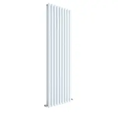 Nuie Revive Vertical Double Panel Radiator 1800 X 528mm Gloss White White