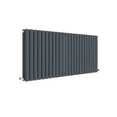 Nuie Revive Horizontal Double Panel Radiator 600 X 1398mm Anthracite Grey