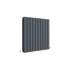 Nuie Sloane Horizontal Double Panel Radiator 600 X 586mm Anthracite Grey