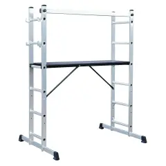 Sealey Aluminium Scaffold Ladder 4-way En 131