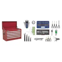 Sealey Topchest 5 Drawer - Red 38 139pc Tool Kit