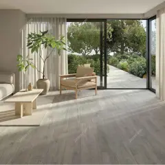 Garden Sanctuary 36 Pack Rustic Style Wood Effect Self Adhesive Plank Pvc Flooring - Old Grey Brown