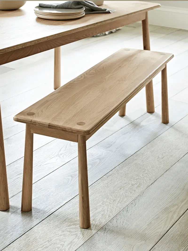 Bergen Oak Bench - Natural