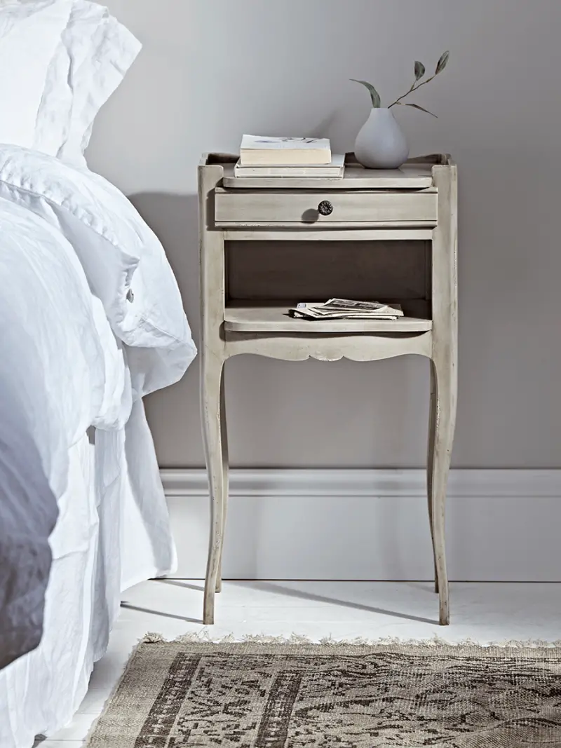 Normandie Slim Bedside Table