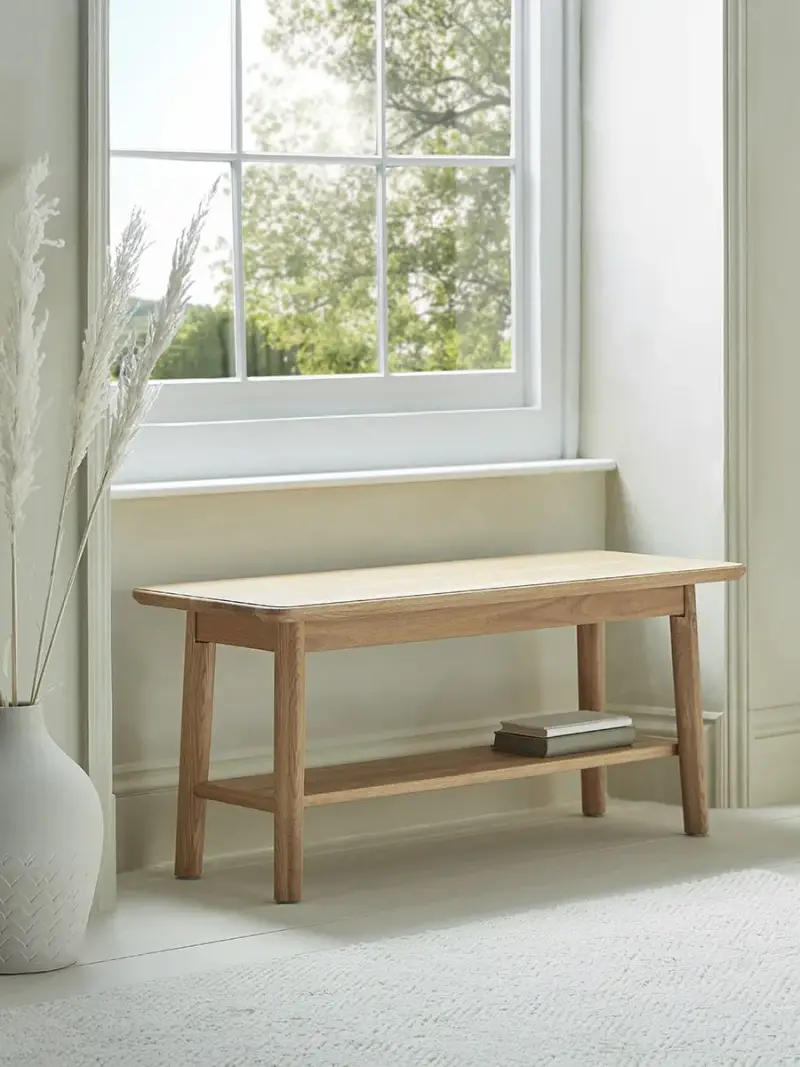 Oslo Oak Hallway Bench