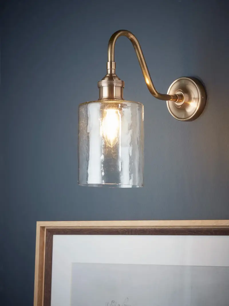 Column Glass Wall Light