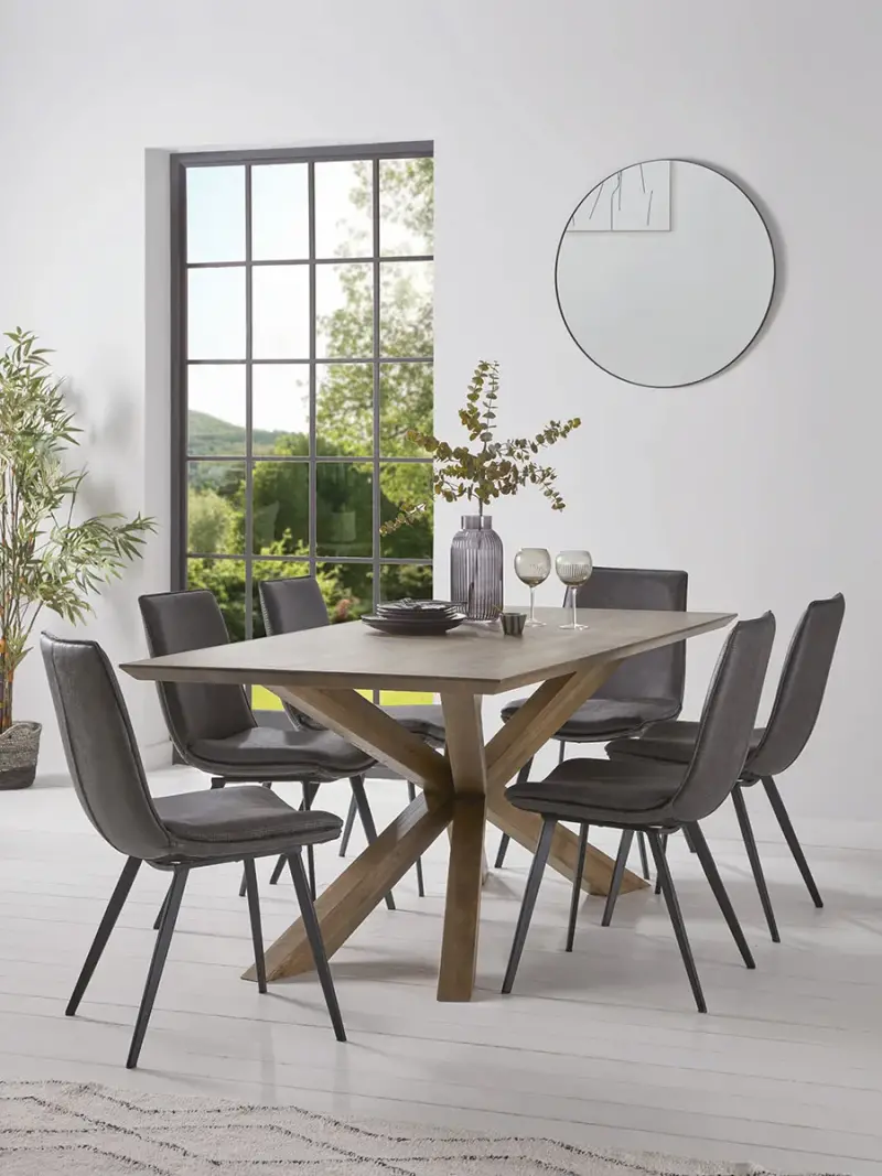 Two Williamsburg Dining Chairs - Carbon