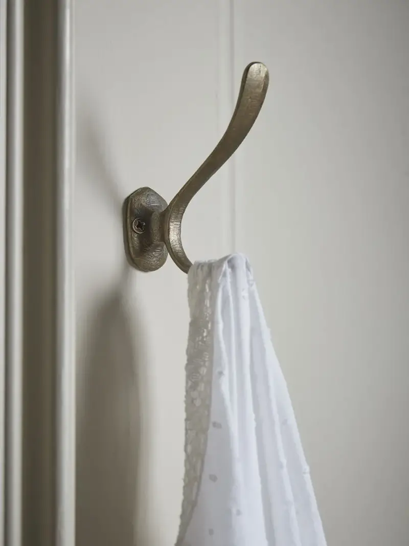 Double Hook - Brass