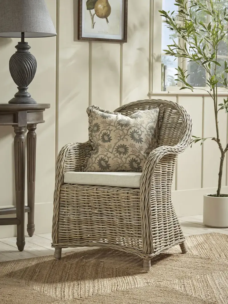 Naladhu Cushion - Washed Blue