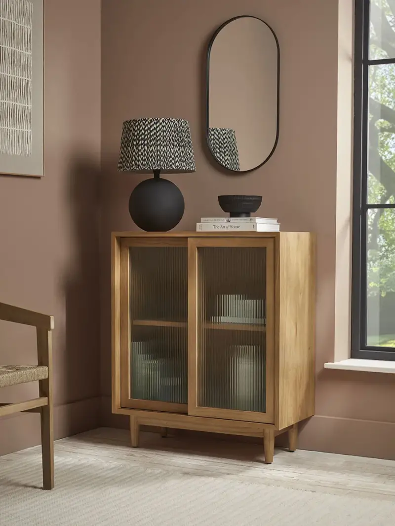 Slim Frame Oval Mirror