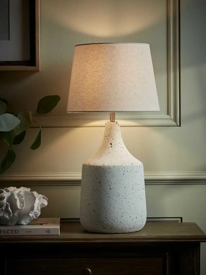 Tapered Terrazzo Table Lamp