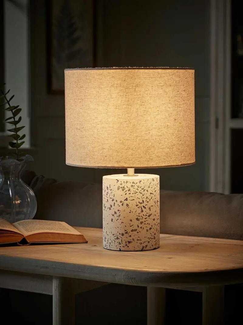 Blue Terrazzo Table Lamp