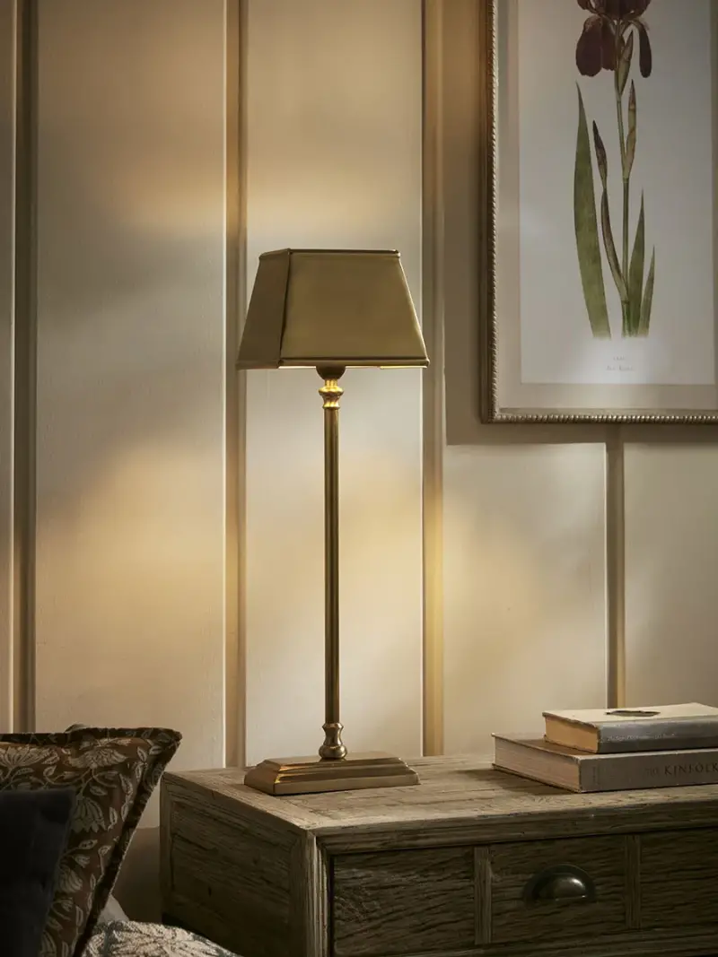 Antique Brass Desk Lamp