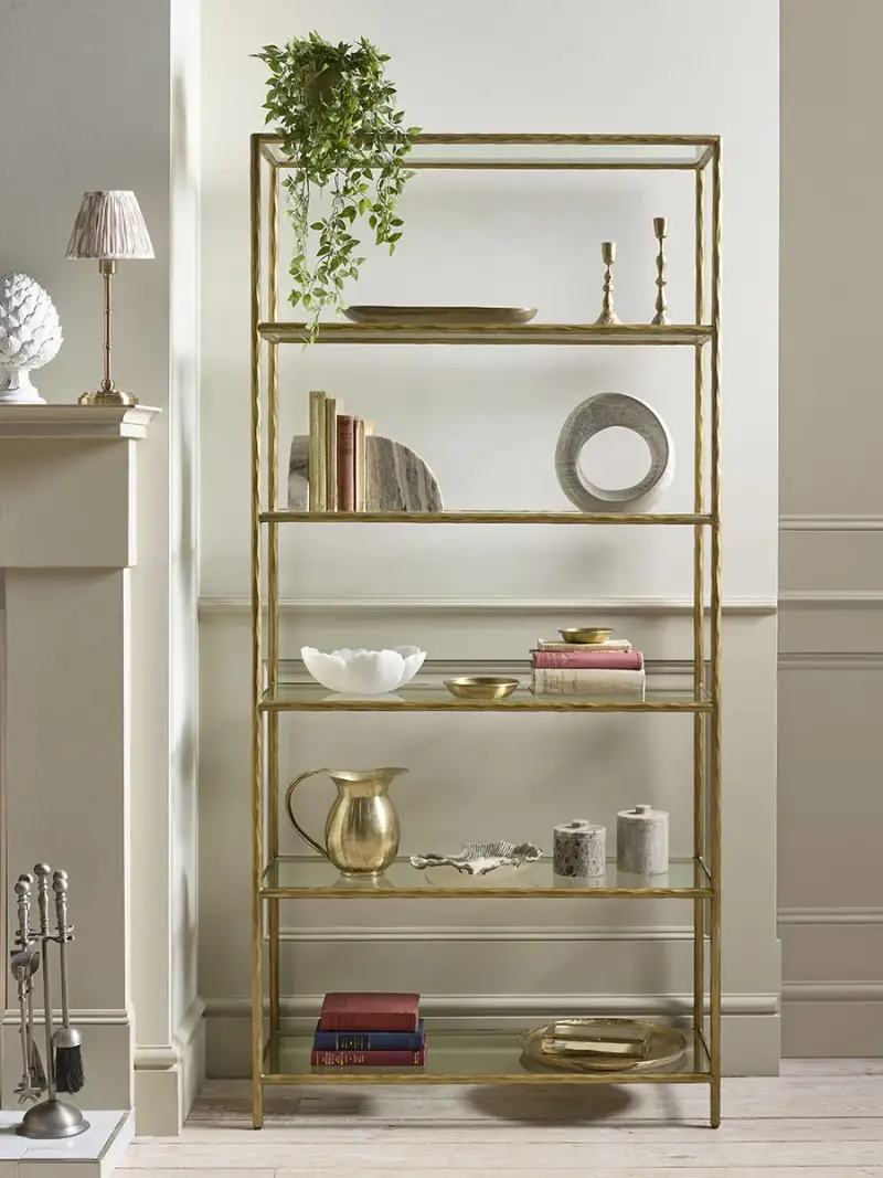 Golden Metal Jug Vase