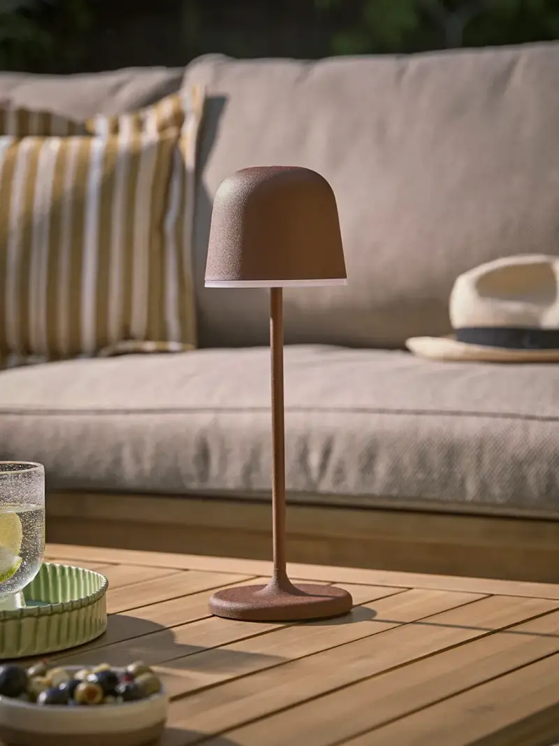 Nocturne Rechargeable Led Table Lamp - Rust
