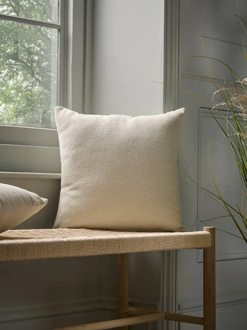 Classic Square Indoor Outdoor Cushion - Boucle