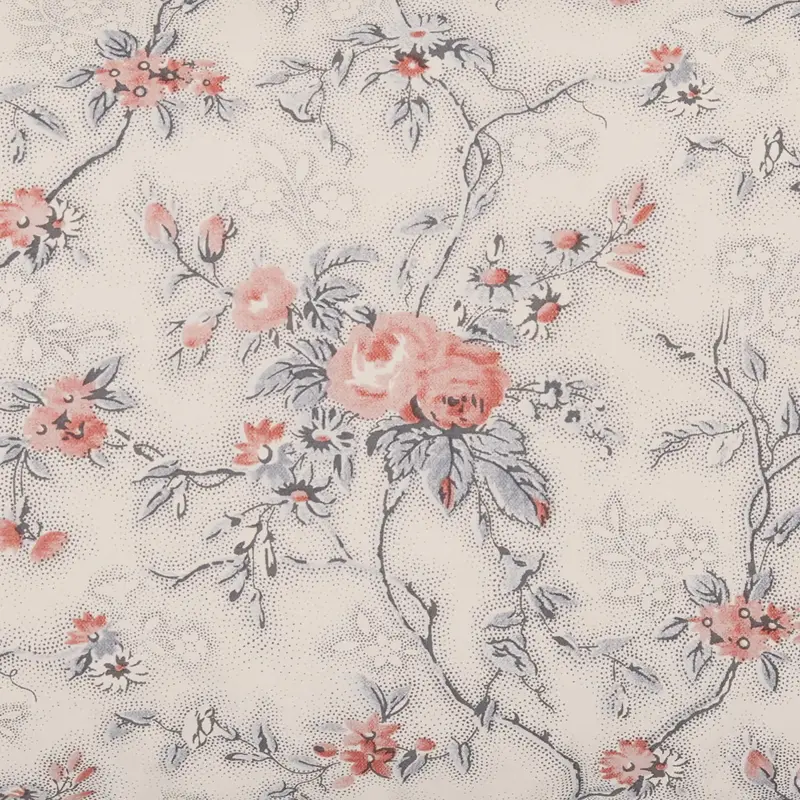 Bedeck Of Belfast Estelle Pair Of Square Oxford Pillowcases Chambray Pink