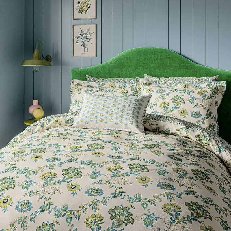 Land Shore Orchard Cushion 40cm X 60cm Green