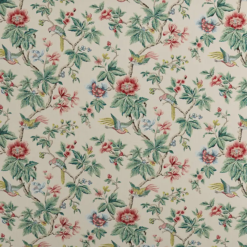 Sanderson X National Trust Lophura Cushion 45cm X 45cm Chintz