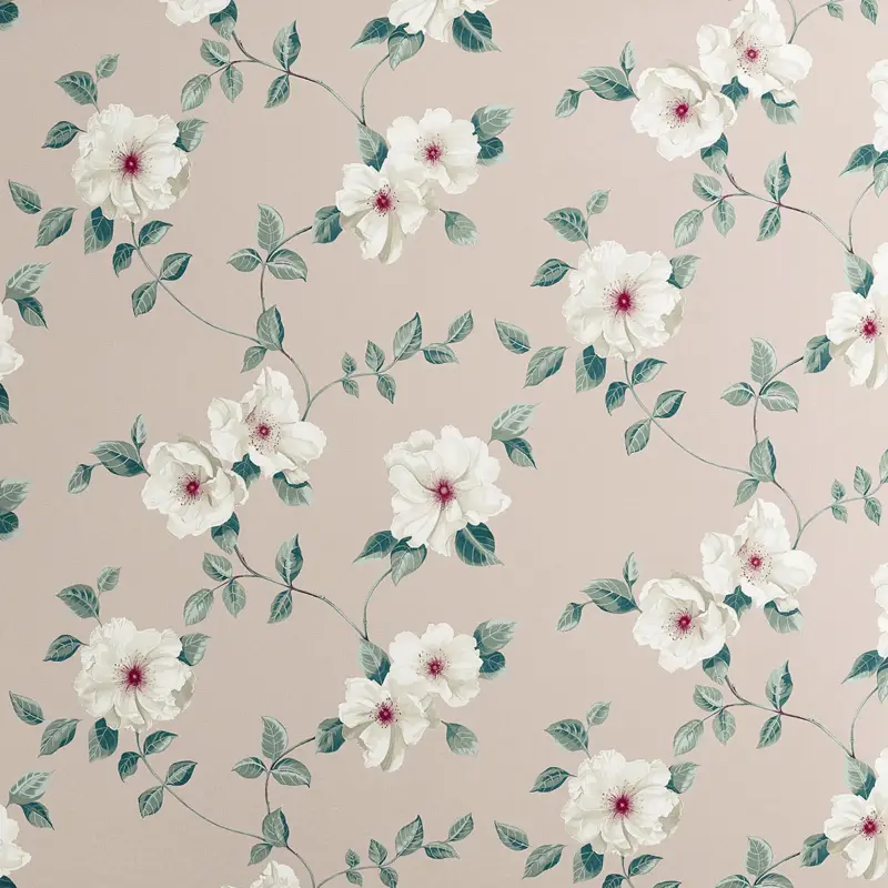 Sanderson X National Trust Poets Rose Cushion 45cm X 45cm Blush