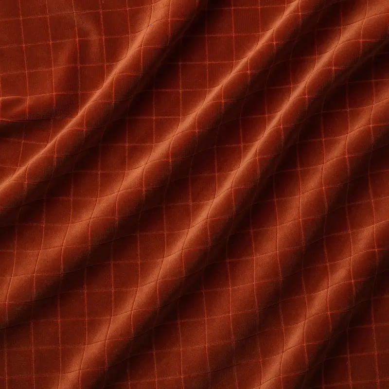 Mattress Cover Burnt Sienna Velvet - Bemz