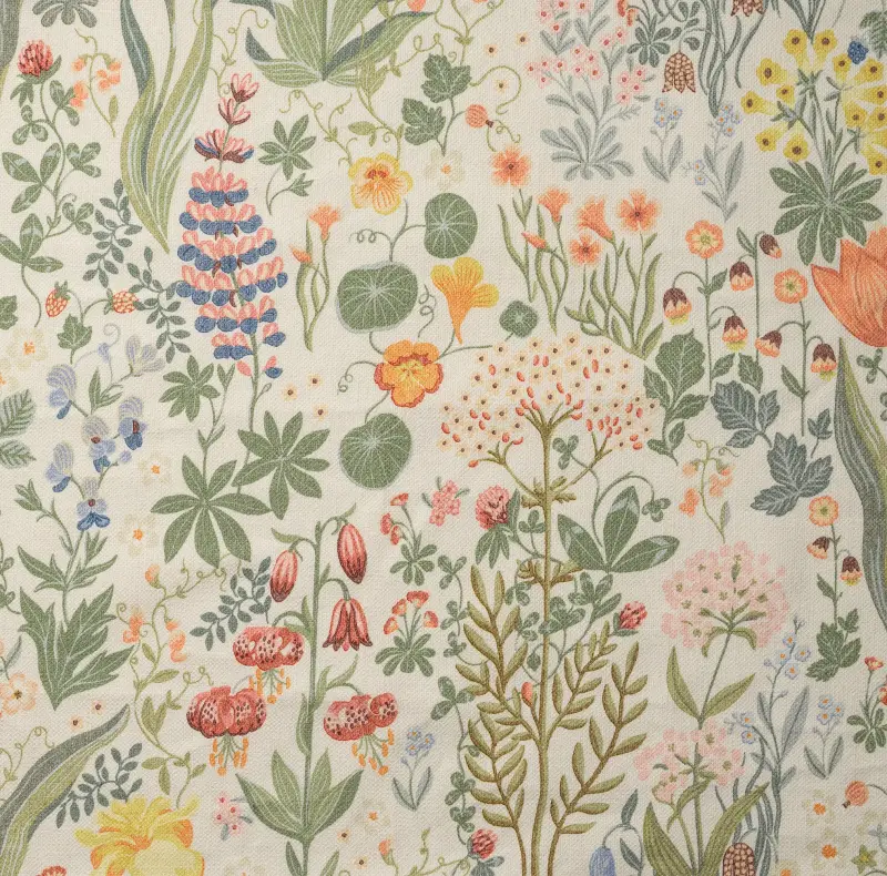 Ikea - Universal Headboard Cover Blomsterhav Light Bemz X Bor Stapeter Collection - Bemz