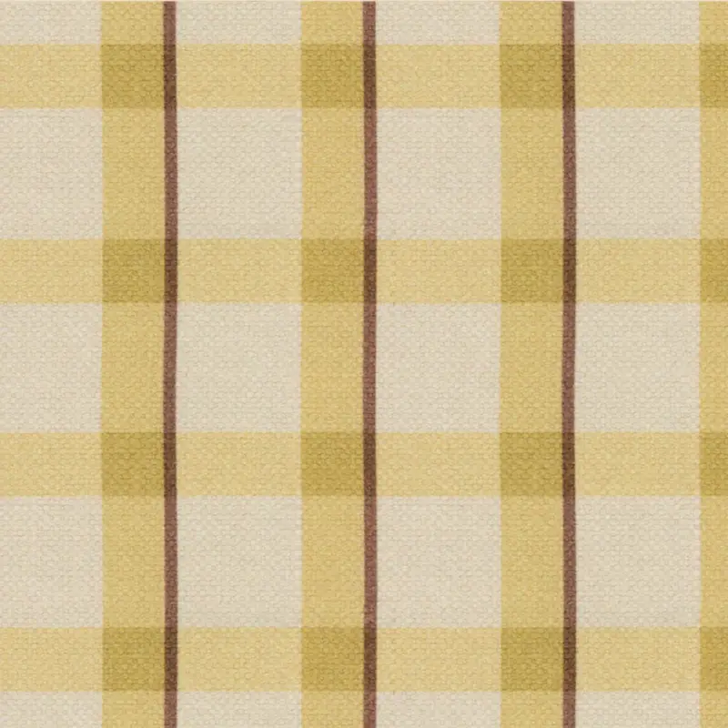 Ikea - Universal Headboard Cover Picnic Check Sun Yellow Linen - Bemz