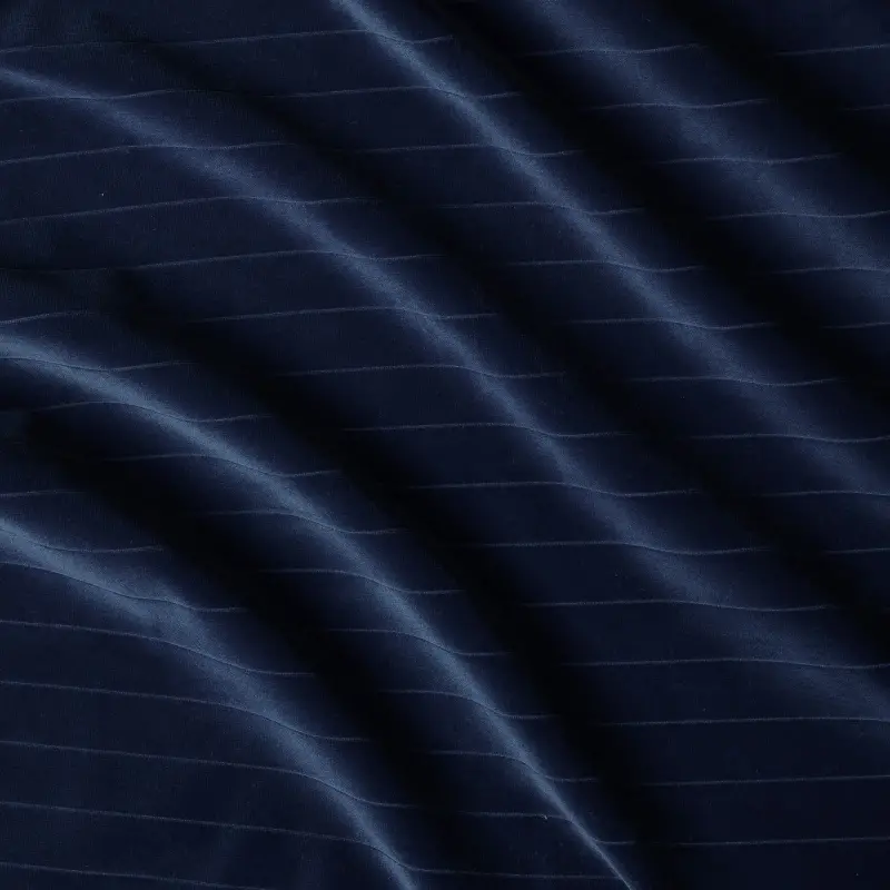 Ikea - Karlstad Sofa Bed Cover Denim Blue Velvet - Bemz